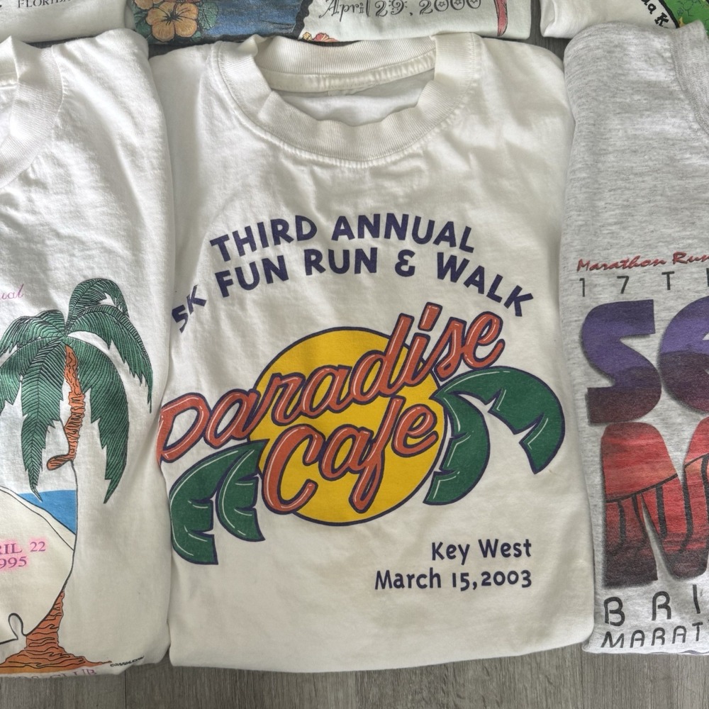 Vintage Lot of 16 Rare Key West Marathon Race Running Shirts Tees 5k, 7 Mile - Picture 16 of 16